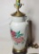 Beautiful Hand Painted Floral Lamp