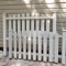 White Fence Picket Bed
