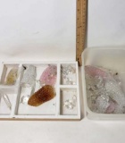 Assorted Lot of Crystals and Beaded Pieces