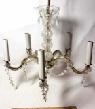 Vintage Crystal Chandelier - Made in Italy