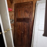 Solid Wood Panel Door with Hardware