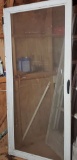 Wood, Metal and Glass Storm Door