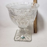 Shannon Crystal Footed Pedestal Bowl