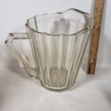 Depression Era “Dew Drop” Pitcher with Ice Lip