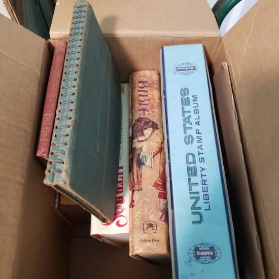 Box Lot of Assorted Vintage Books