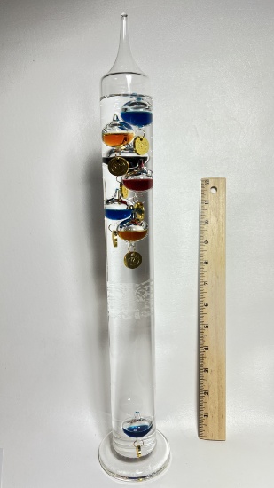 17” Glass Galileo Thermometer