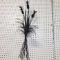Black Metal Wall Candle Sconce, Pineapple Design