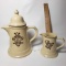 Vintage Pfaltzgraff Village Teapot and Creamer