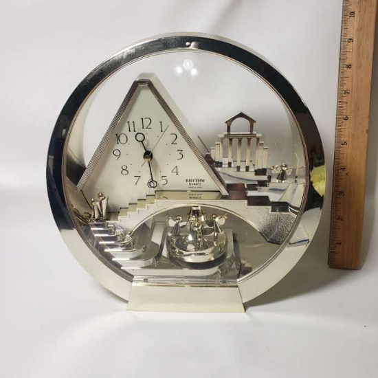 Rhythm Stairway To Heaven Battery Operated Clock - Works