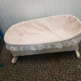 Wicker Doll Cradle