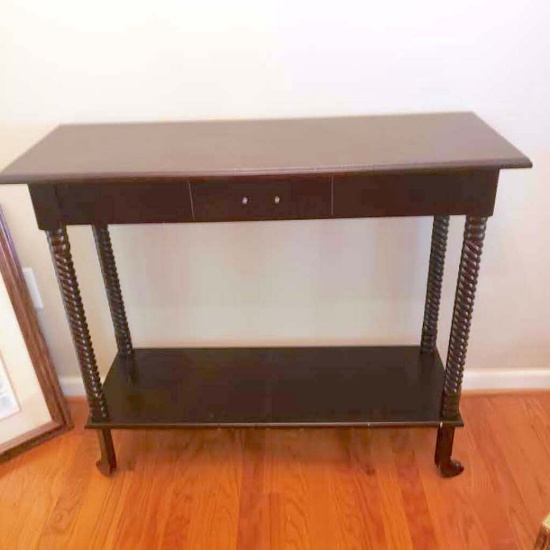 Twisted Leg Foyer Table