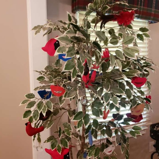 Decorated Faux Tree