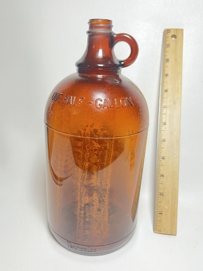 Amber Duraglas Clorox Bottle