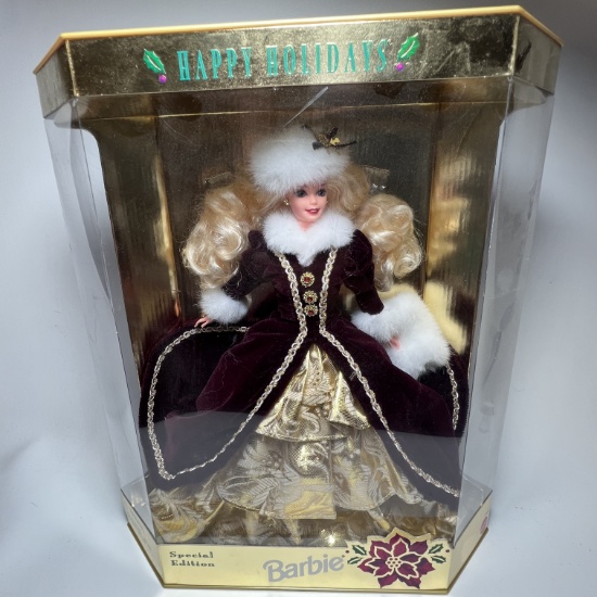 1996 Special Edition Happy Holidays Barbie Doll - New Old Stock