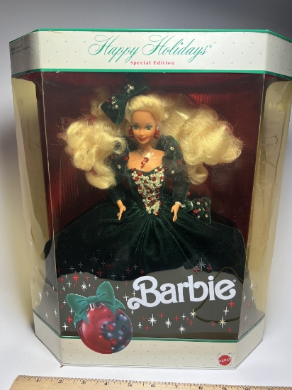 1991 Special Editions Happy Holidays Barbie Doll - New Old Stock