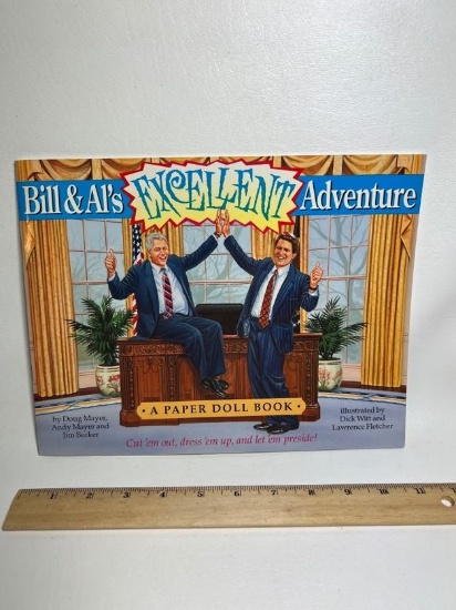 1994 Bill & Al's Excellent Adventure - A Paper Doll Book - New Old Stock