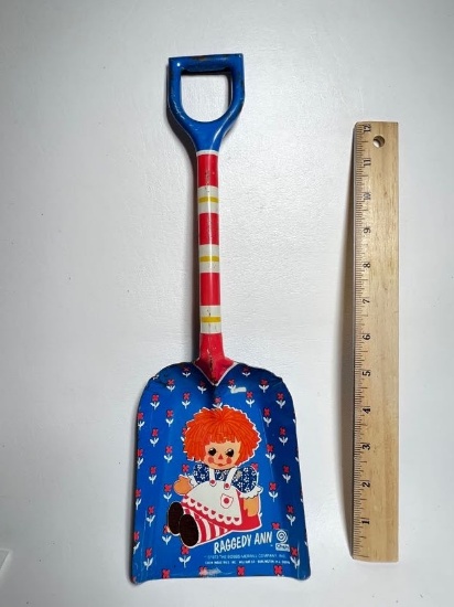 1973 Raggedy Ann Metal Sand Shovel by The Bobbs-Merrill Company