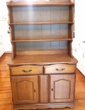 2 Piece Hutch with 2 Drawers & Lower Cabinets