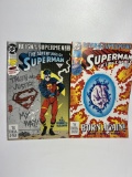 Pair of 1993 DC Comics Superman Comic Books