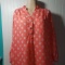Wishful Park Owl Coral Shirt Size Large -NWT