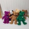 Lot of 7 Ty Beanie Babies Bears with Tags Attached