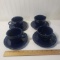 4 Sets of Fiesta Ware Cups and Saucers