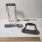 Lot of Vintage Kitchen Tools - Cast Iron Handle on Chopper