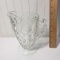 Vintage Clear Glass Thumbprint Pitcher