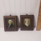 Vintage E.J.S Mfg. George and Martha Washington Framed Prints