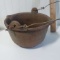 Antique Cast Iron Smelting Pot