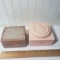 Lot of 2 Vintage Makeup Boxes