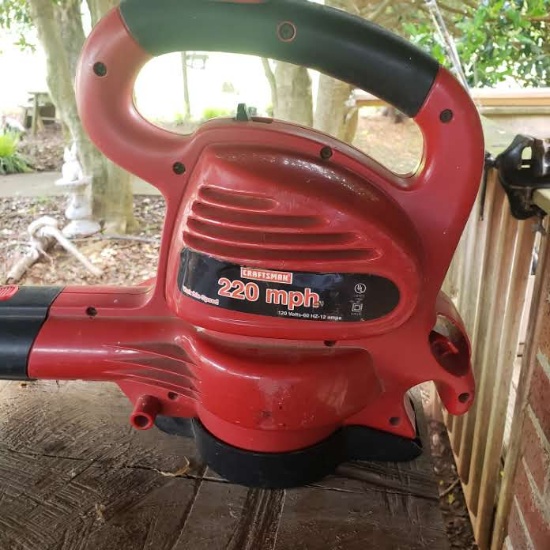 Craftsman Electric Blower, 220 MPH - Works
