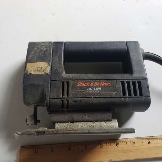 Black & Decker Electric Jig Saw NO. 7543 - Works