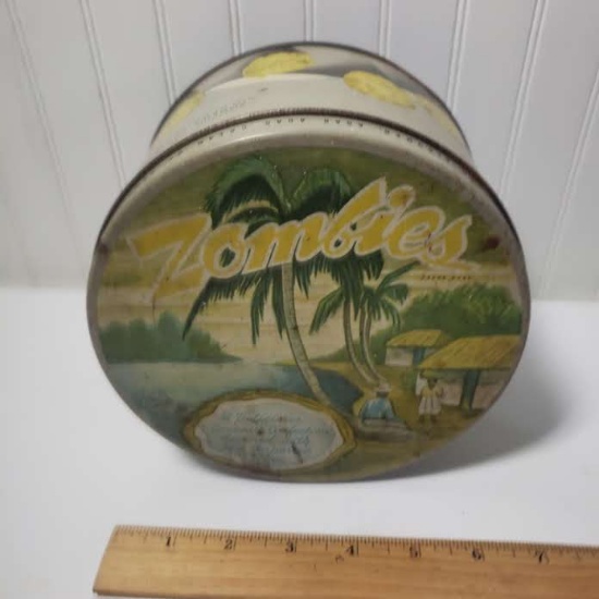 Vintage Zombies Cookie Tin