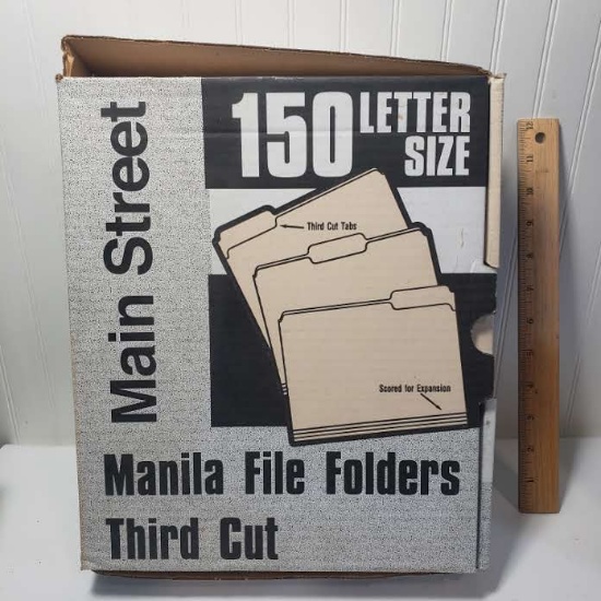 Box of Manila File Folders
