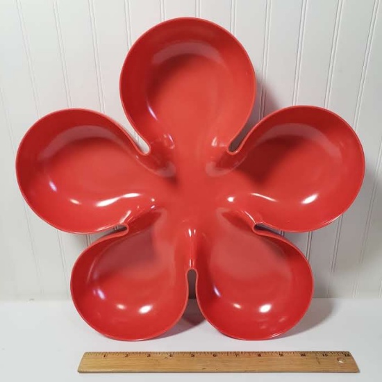 Pier 1 Imports Red Melamine Flower Tray