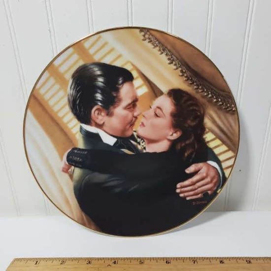 Gone with the Wind Plate with Box and COA
