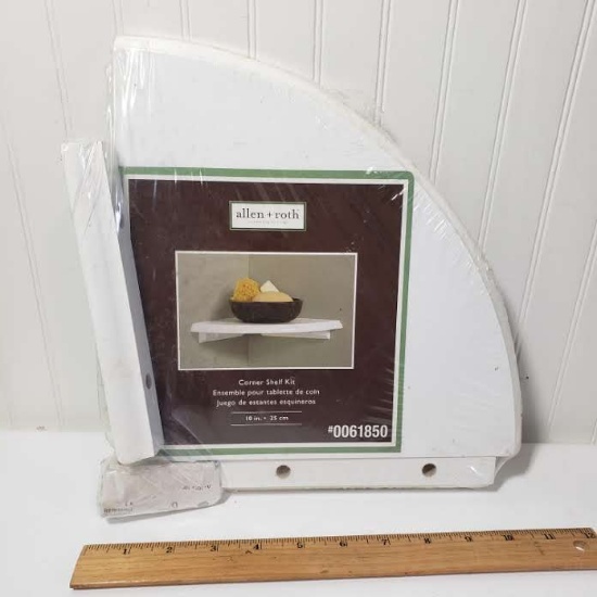 Allen Roth New 10” Corner Shelf