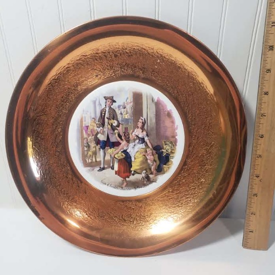 Vintage Copper Wall Plaque “Cries of London-Yellow Primroses”