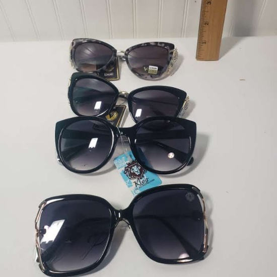 Lot of 4 Pairs New Ladies Sunglasses