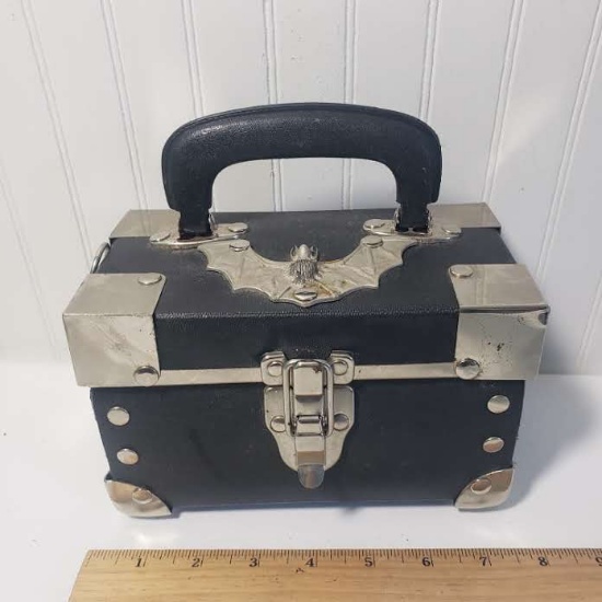 Cute Little Gothic Style Tote with Bat Emblem