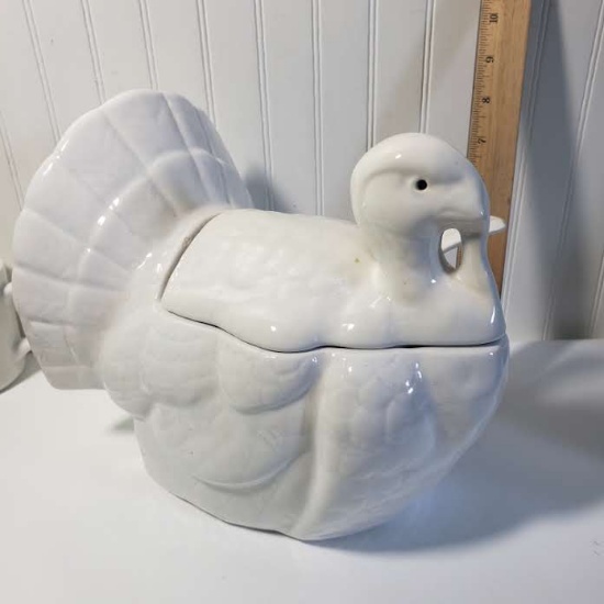 Large Ceramic Turkey Tureen
