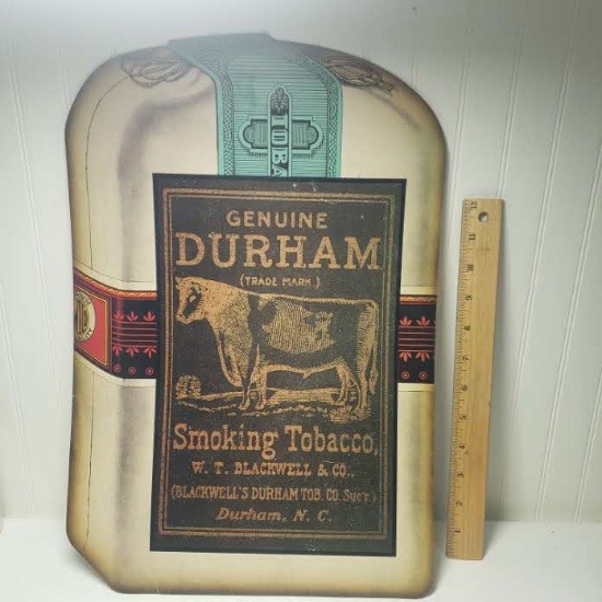 Bull Durham Paper Sign - Reproduction