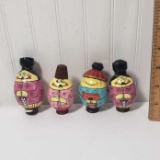 Lot of 4 Hand Painted Eggs