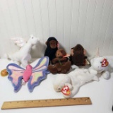 Lot of 7 Beanie Babies with Tags Attached