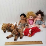 Lot of 7 Beanie Babies with Tags Attached