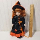 Vintage Brinn’s Limited Edition Porcelain Witch Doll