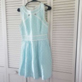 Kaari Blue Size 4 100% Linen Dress