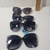 Lot of 4 Pairs New Ladies Sunglasses