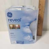 2 Packs of Reveal 60 Watt Light Bulbs